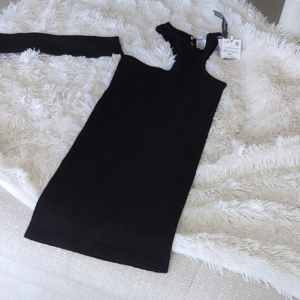Zara Black One Shoulder Dress
